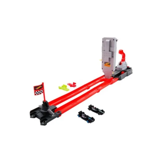 Hot Wheels: Set pista rettilineo darrivo Formula 1 - Mattel immagine 2