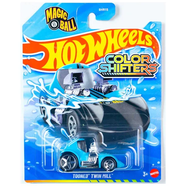 Hot Wheels: Tooned Twin Mill macchinina che cambia colore in scala 1/64 - Mattel immagine 1