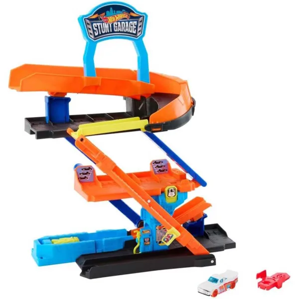 Hot Wheels: set da gioco Garage delle acrobazie - Mattel immagine 2
