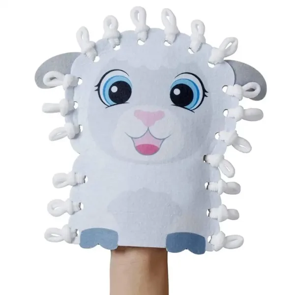 Hurkold! Set creativo per la creazione di burattini con animali da fattoria - Melissa & Doug immagine 3