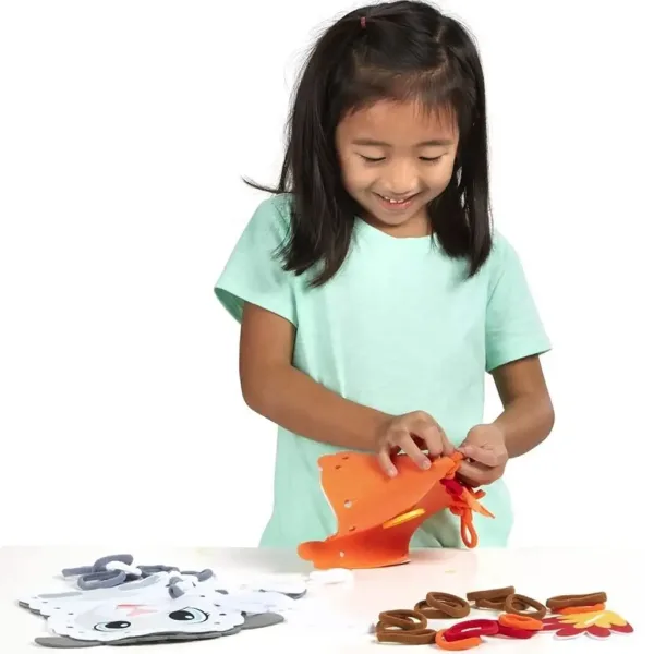 Hurkold! Set creativo per la creazione di burattini con animali da fattoria - Melissa & Doug immagine 6