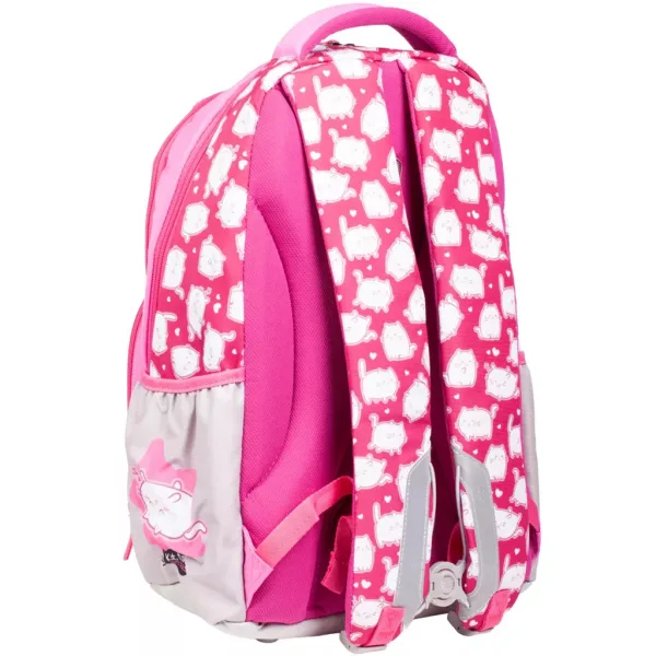 ICO: LizzySuli Kittok Stars Purrfect Active+ zaino scolastico ergonomico da 27 litri con stampa di gatti immagine 3