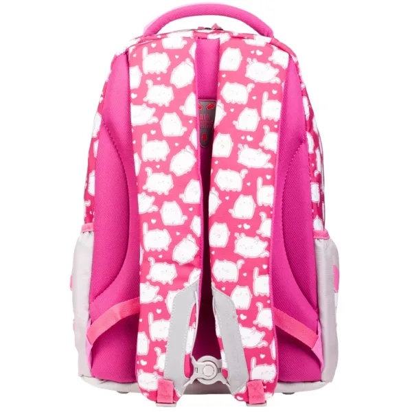 ICO: LizzySuli Kittok Stars Purrfect Active+ zaino scolastico ergonomico da 27 litri con stampa di gatti immagine 4