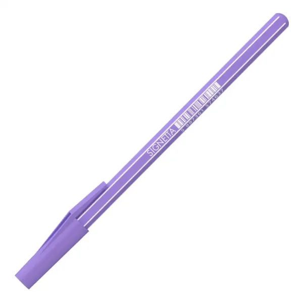 ICO: Penna a sfera Signetta colore lilla pastello immagine 1
