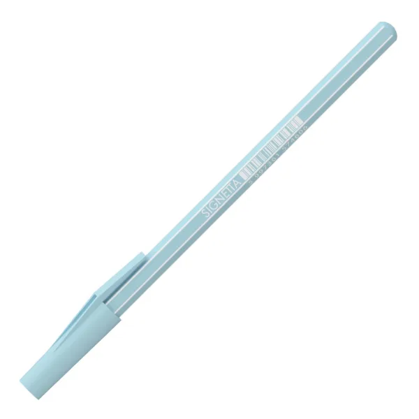 ICO: Penna a sfera Signetta in colore blu pastello immagine 1