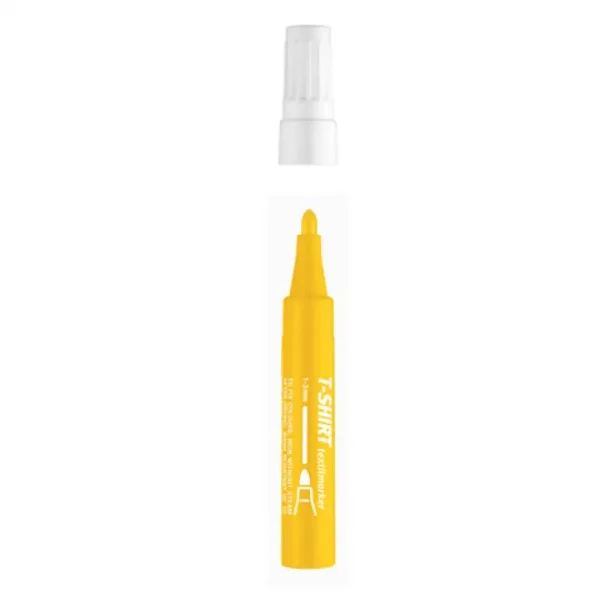 ICO: Pennarello tessile colore giallo immagine 1