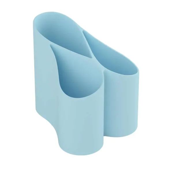ICO: Portapenne Lux colore blu pastello immagine 1
