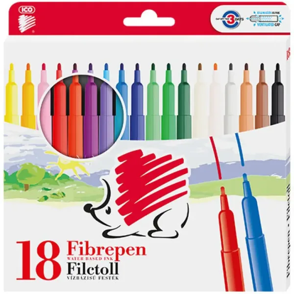 ICO: Set di 18 pennarelli colorati SÜNI 300 immagine 1