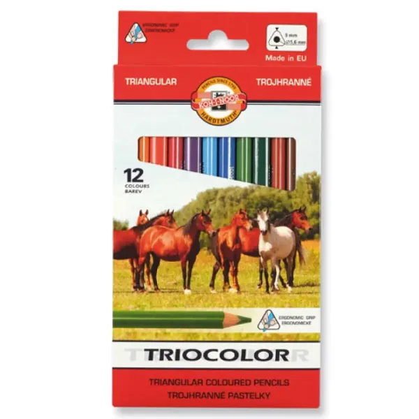 ICO: Set di matite colorate triangolari spesse KOH-I-NOOR immagine 1