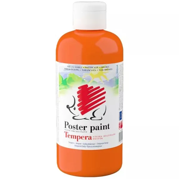 ICO: Tempera riccio color arancione, 500 ml immagine 1