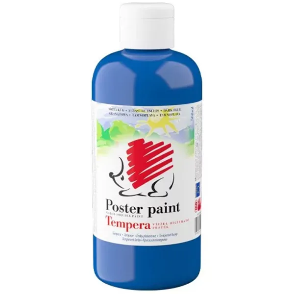 ICO: Tempera riccio colore blu scuro, 500 ml immagine 1