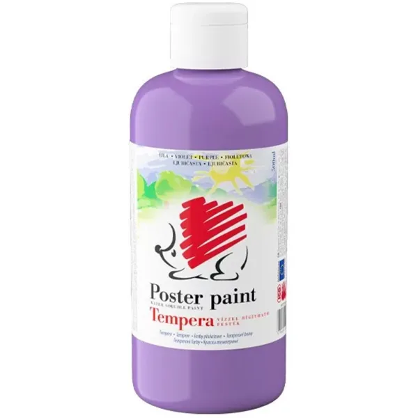 ICO: Tempera riccio colore lilla 500ml immagine 1