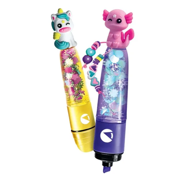 Idea! Set per creare mini evidenziatori con animali alla moda - Clementoni immagine 2