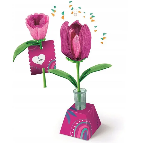 Idea! Tulipano mini set per creare fiori - Clementoni immagine 2