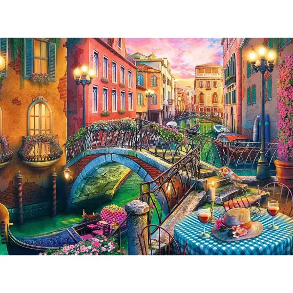 Idillio serale a Venezia puzzle da 3000 pezzi - Trefl immagine 2
