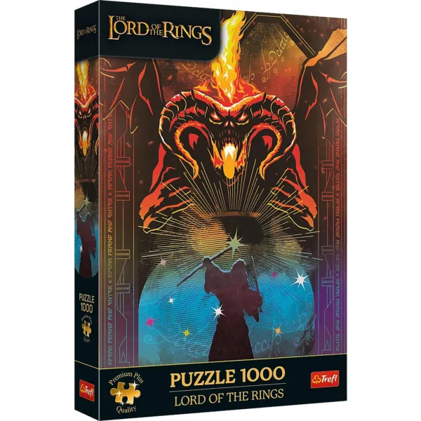 Il Signore degli Anelli - La battaglia tra Gandalf e il Balrog, puzzle da 1000 pezzi, Premium plus quality - Trefl immagine 1