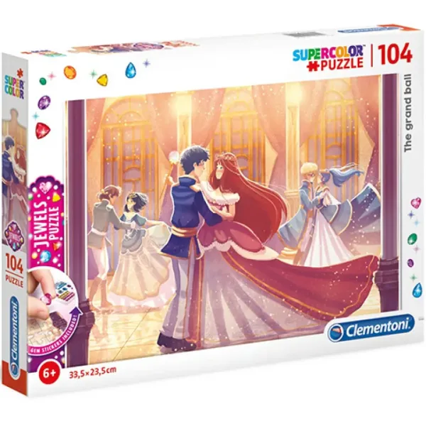 Il grande ballo Supercolor gioiello-puzzle 104 pezzi - Clementoni immagine 1
