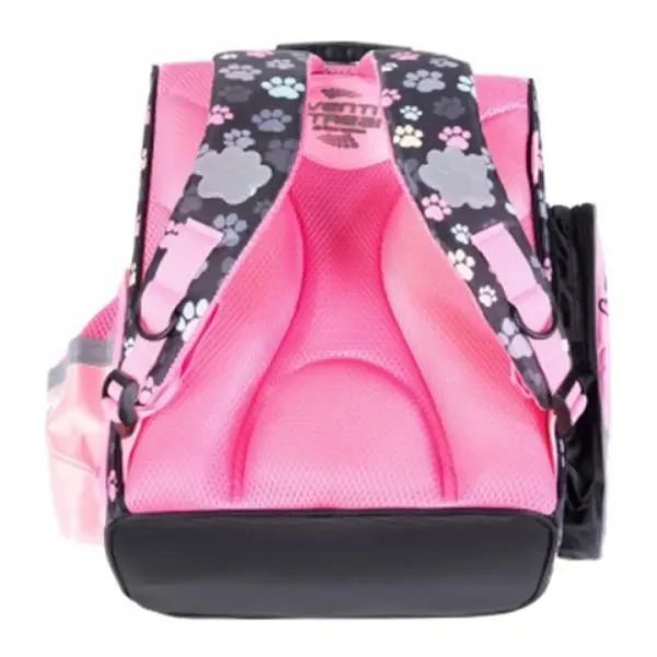 Il mio piccolo amico Zaino scolastico rosa con gattini carini 35,5x27,5x16cm immagine 2