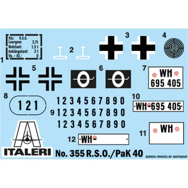Italeri: 1/35 RSO/PaK 40 cacciacarri modello immagine 2