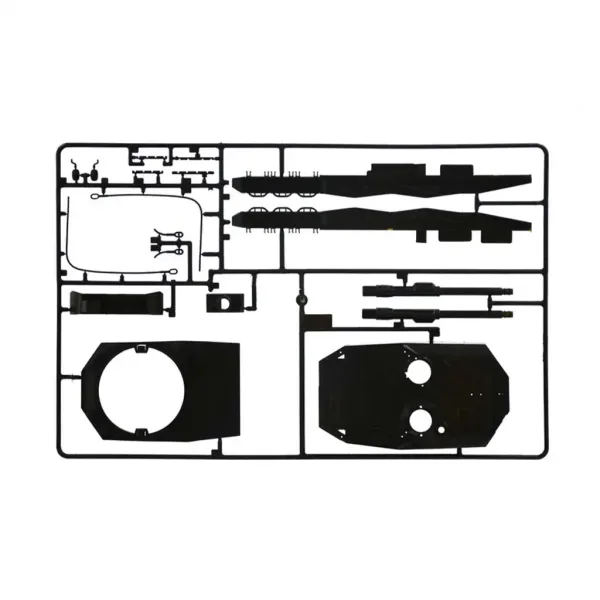 Italeri 1/35 modello di carro armato Leopard 2A4 immagine 6