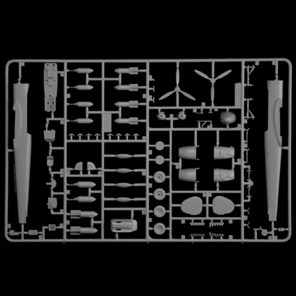 Italeri 1/72 Bf 110 C Zerstörer caccia modello immagine 8