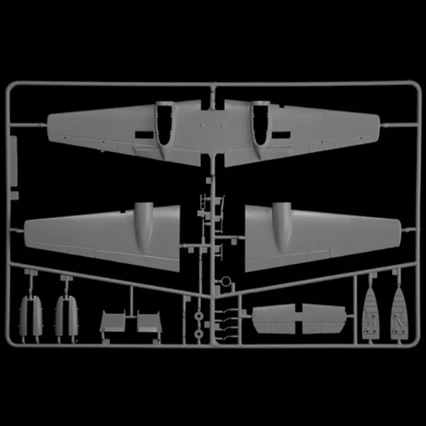 Italeri 1/72 Bf 110 C Zerstörer caccia modello immagine 9