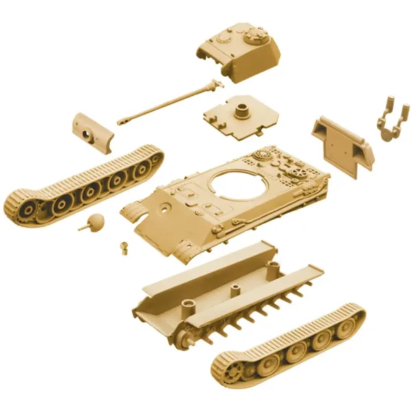 Italeri 1/72 Pz. Kpfw. V Panther Ausf. G Carro armato Panther set di modelli da 2 pezzi immagine 3