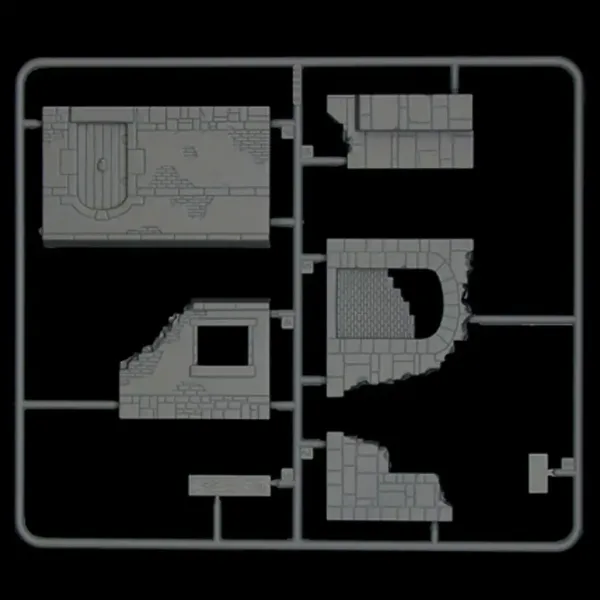 Italeri 1/72 Set diorami Muri e rovine immagine 2