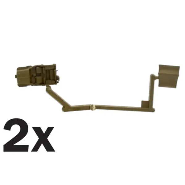 Italeri 1/72 Willys Jeep 1/4 ton 4x4 veicoli militari set di modelli da 2 pezzi immagine 5