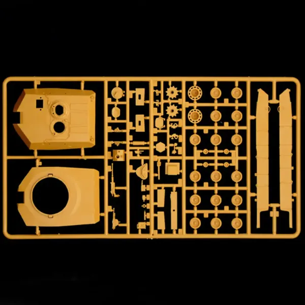 Italeri set di modellismo carro armato M1 Abrams in scala 1/72 immagine 5