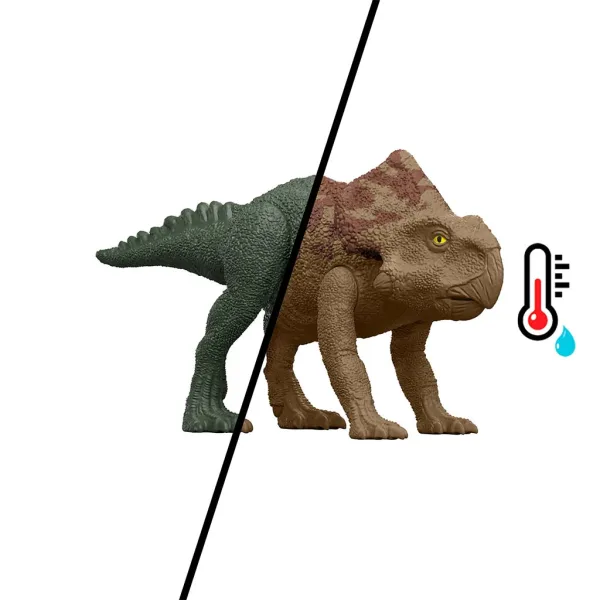 Jurassic World: Dino Reveal Battle Pack con 2 figure di dinosauro - Mattel immagine 3
