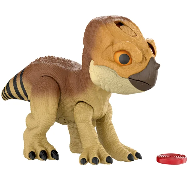 Jurassic World: Rinascita - Figura interattiva di dinosauro Aquilops Dolores - Mattel immagine 2