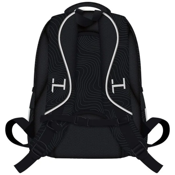 K-POP Demon Hunters borsa scolastica/zaino di colore nero a 4 scomparti BPL60 43x32x20 cm immagine 2