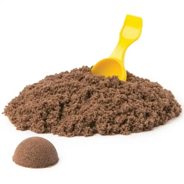 Kinetic Sand: Scatola gelato con sabbia marrone - Spin Master immagine 2