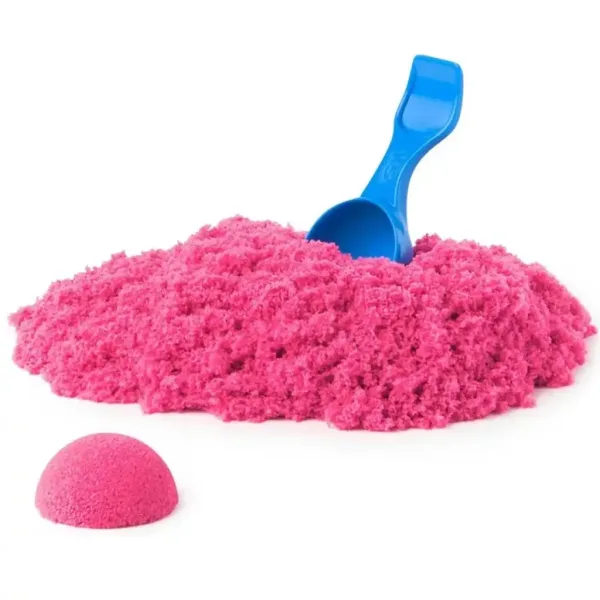 Kinetic Sand: Scatola gelato con sabbia modellabile rosa - Spin Master immagine 2