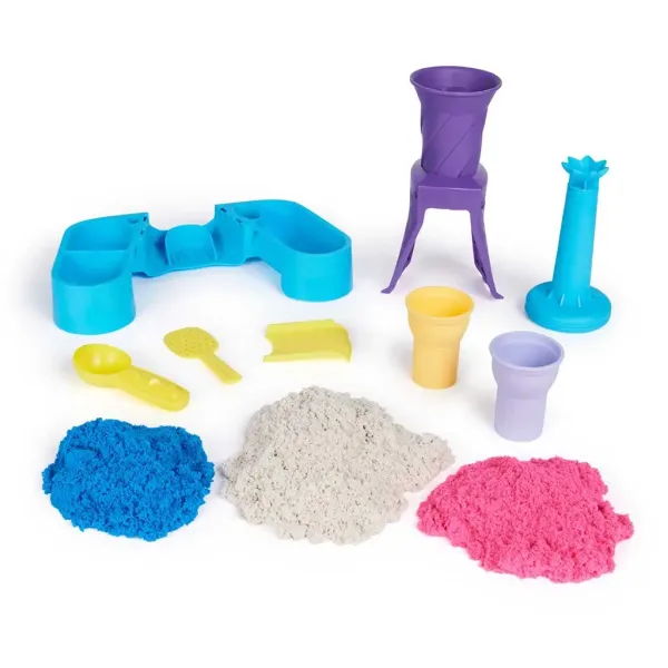 Kinetic Sand: Set gioco con sabbia modellabile per creare gelati 396g - Spin Master immagine 5