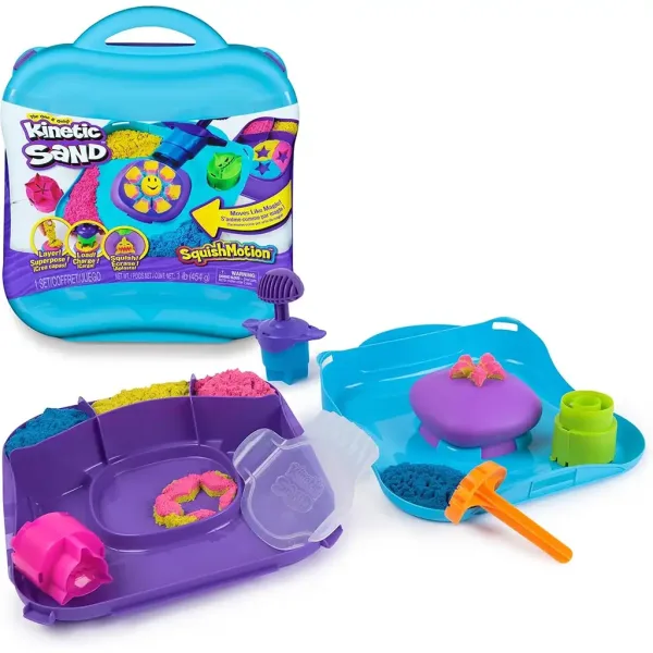 Kinetic Sand: SquishMotion sabbia modellabile 454g - Spin Master immagine 2