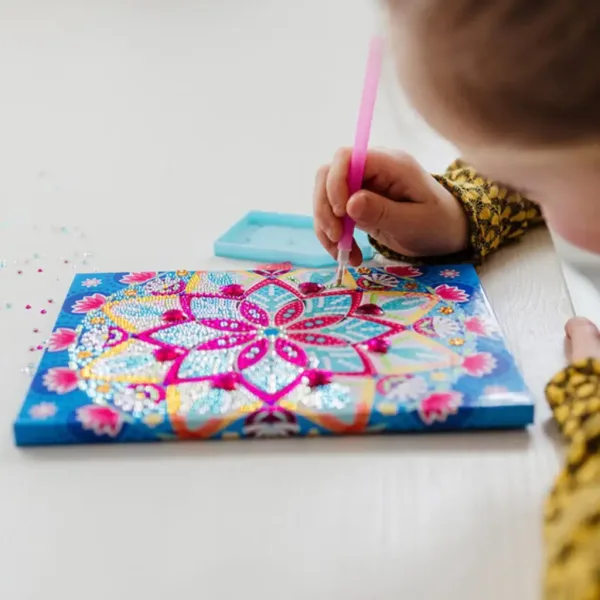 Kit di pittura a diamante mandala di loto - Totum immagine 2