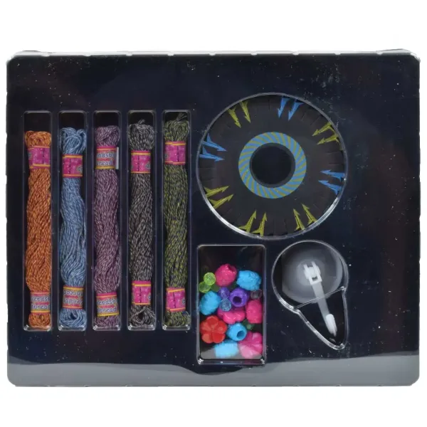 Kit fai da te per creare braccialetti con fili colorati e perline immagine 2