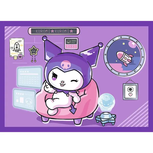 Kuromi giorni 4 in 1 puzzle - Trefl immagine 3