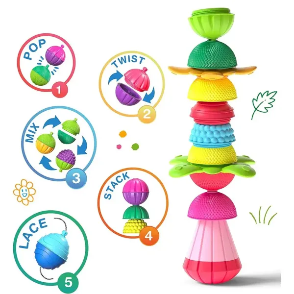 LALABOOM: Gioco educativo Montessori per bambini da 30 pezzi - Trefl immagine 5