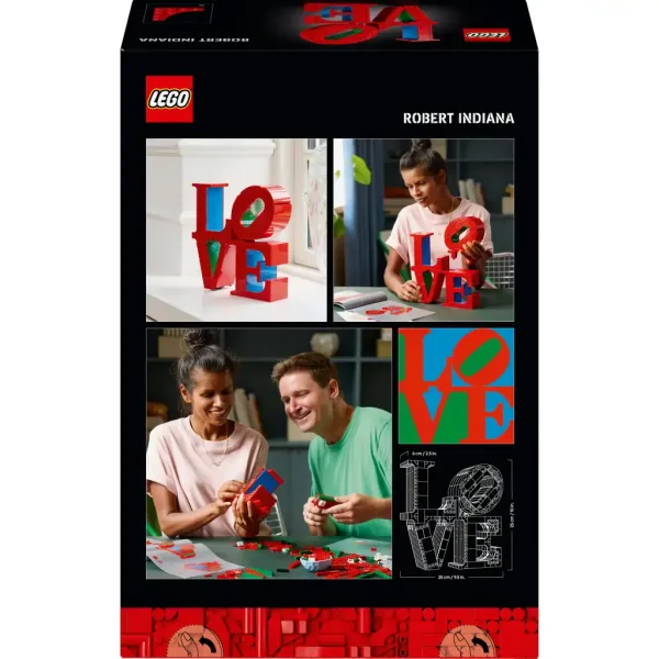 LEGO® ART: LOVE decorazione scritta (31214) immagine 5