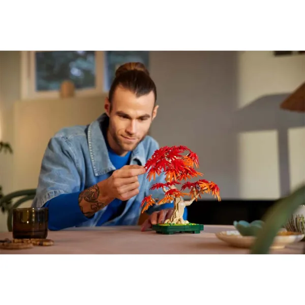 LEGO® Botanica: Bonsai di acero giapponese a foglia rossa (10348) immagine 6