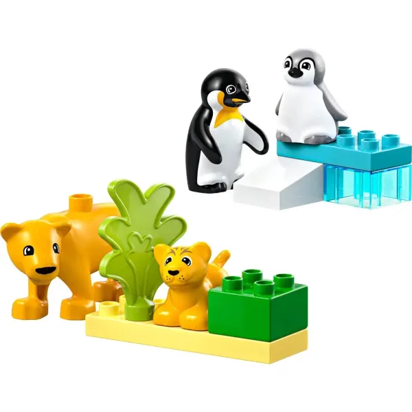 LEGO® DUPLO®: Famiglie di animali nel mondo selvaggio: Pinguini e leoni (10442) immagine 5