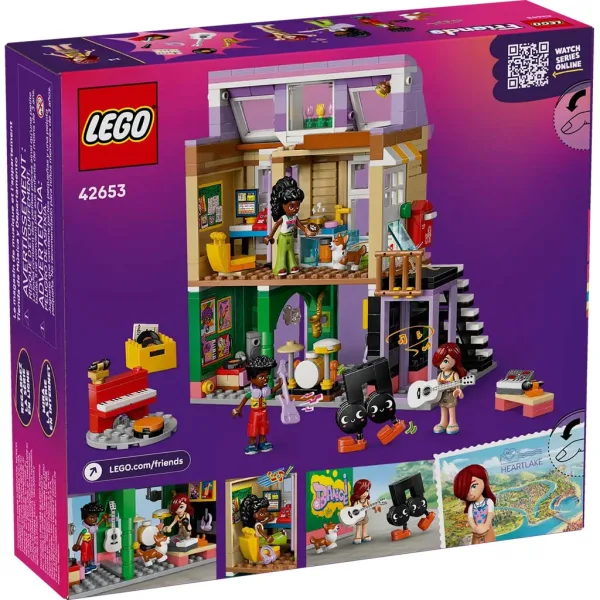 LEGO® Friends: Negozio di strumenti musicali e appartamento (42653) immagine 2