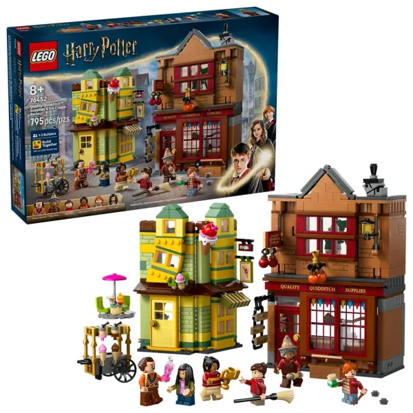 LEGO® Harry Potter: Quidditch™ d’eccellenza negozio di articoli sportivi e Gelateria (76452) immagine 1