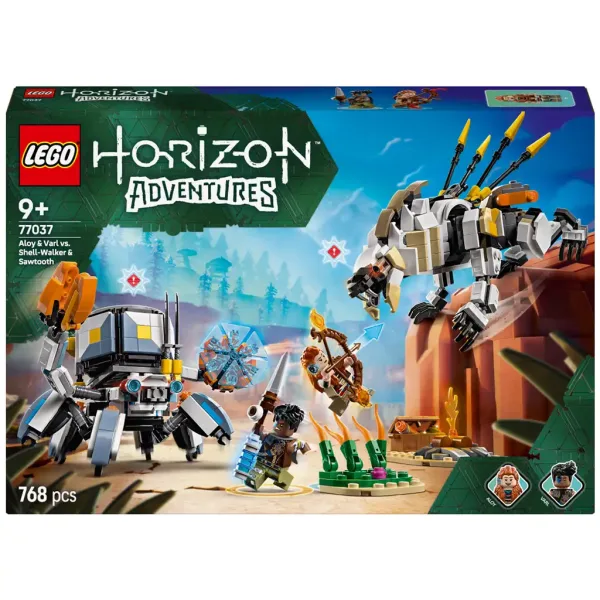 LEGO® Horizon™ Avventure: Aloy e Varl contro il Camminatore Corazzato e il Seghettodonte (77037) immagine 1