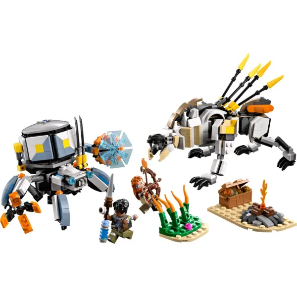 LEGO® Horizon™ Avventure: Aloy e Varl contro il Camminatore Corazzato e il Seghettodonte (77037) immagine 3