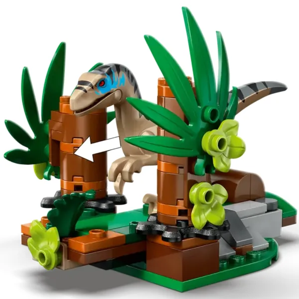 LEGO® Jurassic World: Fuga in fuoristrada dal raptor (76972) immagine 5