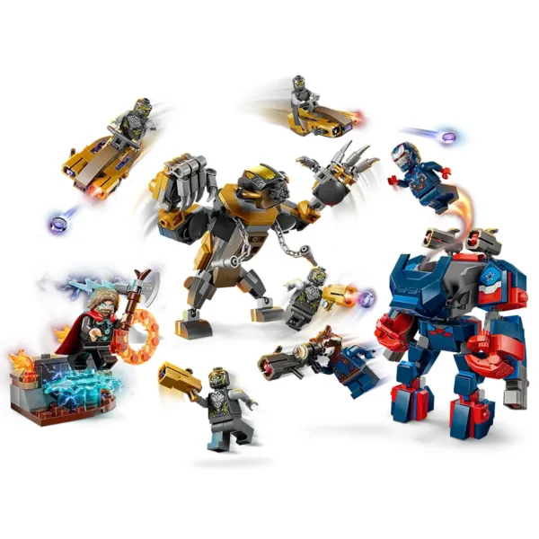 LEGO® Marvel: Avengers: Endgame Thor contro i guerrieri Chitauri (76322) immagine 2